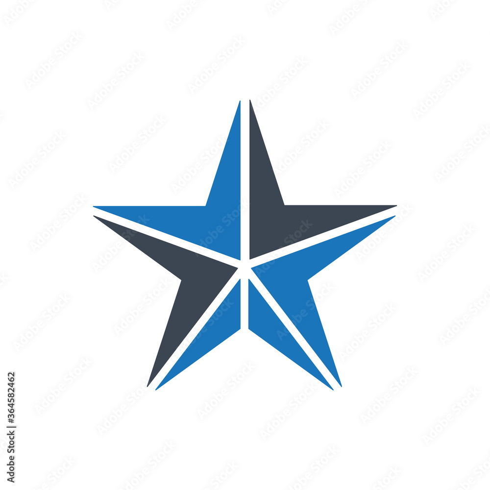 Star icon ( vector illustration ) Star icon ( vector illustration )