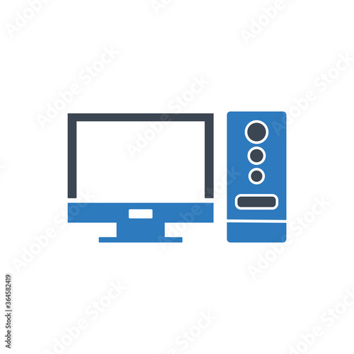 Computer icon ( vector illustration )
