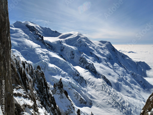 View on Mont Blanc, Chamonix, France © liubov