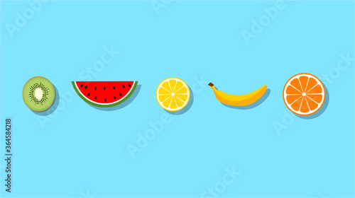 sfondo, frutta, estate, misto, macedonia, frutti