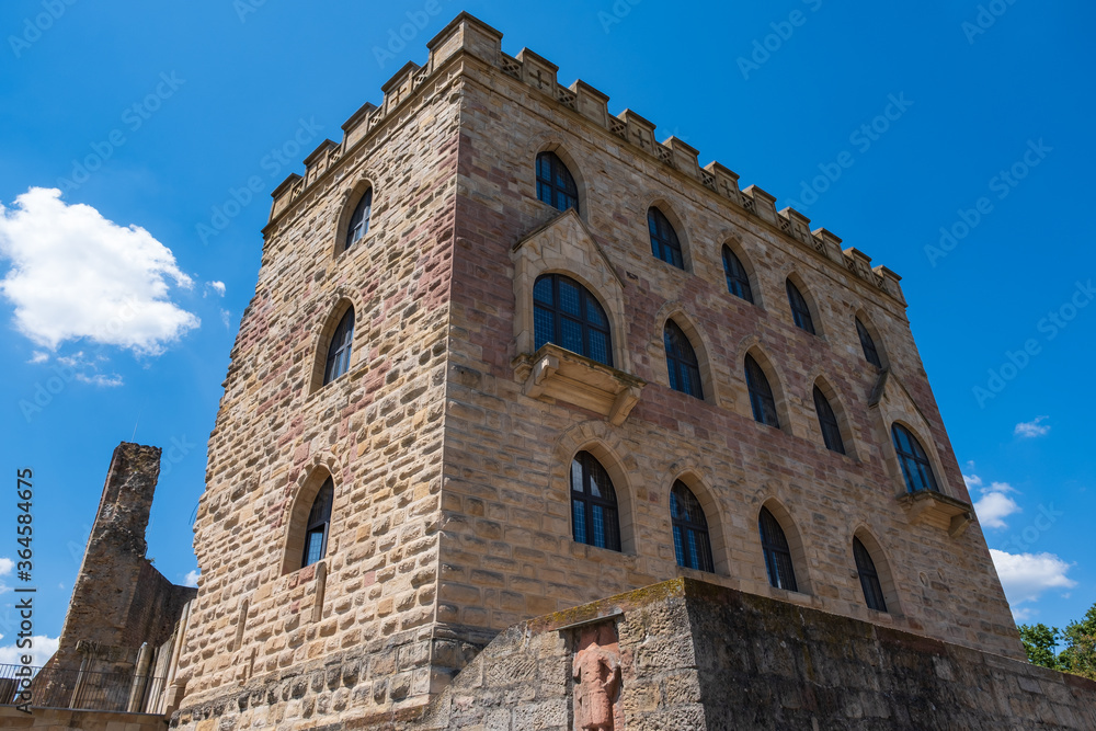 A building of the historically significant castle in Hambach / Germany in the Palatinate