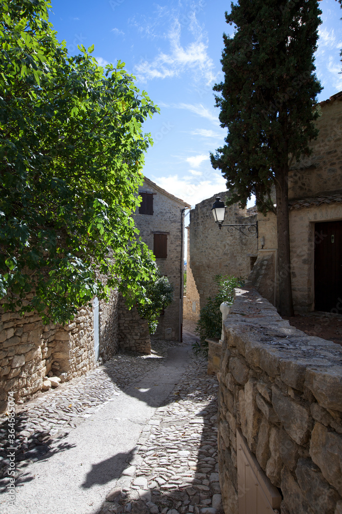Small village in Alpes-de-Haute-Provence, France