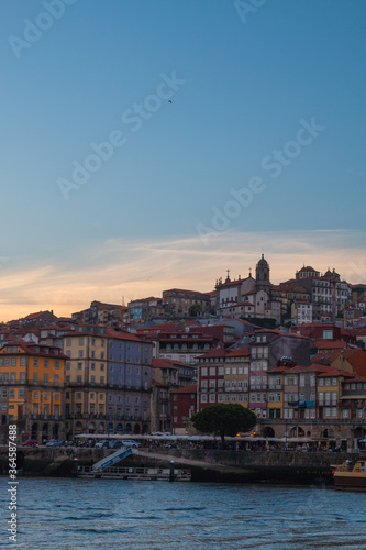 Porto or Oporto  is the second-largest city in Portugal and one of the Iberian Peninsula's major urban areas. Porto is famous for  Houses of Ribeira Square located in the historical center of Porto © Martina