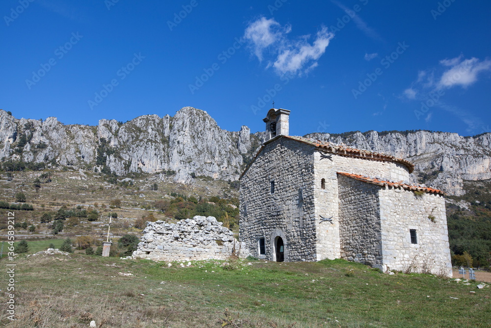 Chapelle Notre Dame De Gratemoine at the Route Napoleon, France