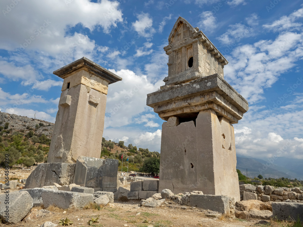 Ruins of ancient site of Xanthos, Turkey