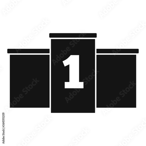 Excellence podium icon. Simple illustration of excellence podium vector icon for web design isolated on white background