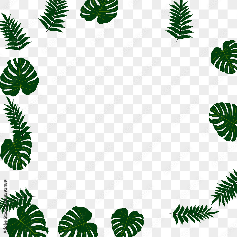 Fototapeta premium Tropical pattern.