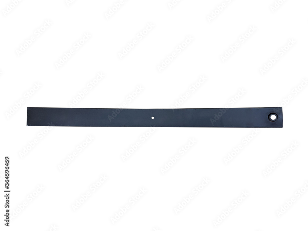 Leaf spring suspension truck isolated on white background. New spare parts auto shop. Leaf spring suspension truck isolated on white background. New spare parts auto shop.