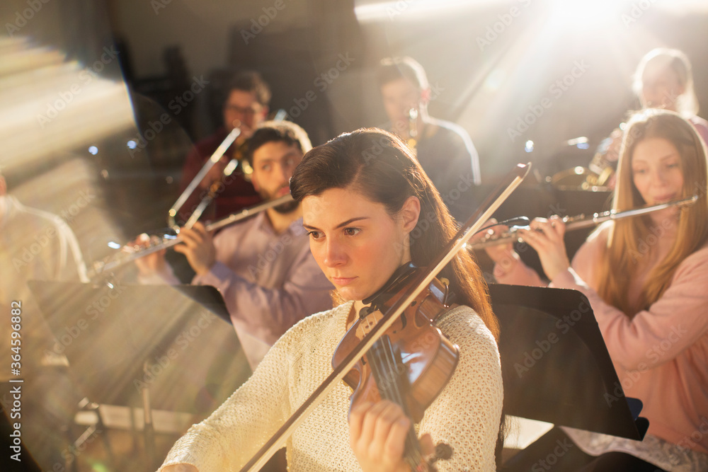 Fototapeta premium Orchestra performing