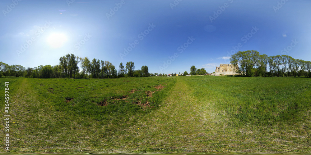 Fototapeta premium Medieval Castle HDRI Panorama