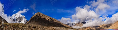 Panoramic view of Mt. Kailash, Tibet