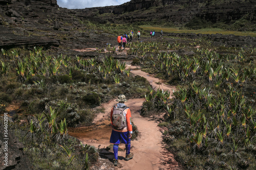 Foto Trekking, camping, aventura, natureza, montanha.