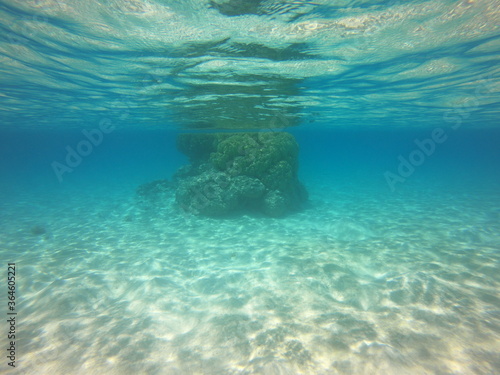 Lagon bleu à Rangiroa, Polynésie française