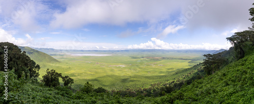 Panorama du Cratère du Ngorongoro en Tanzanie 