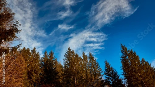 Nature spring travel scenic time lapse.