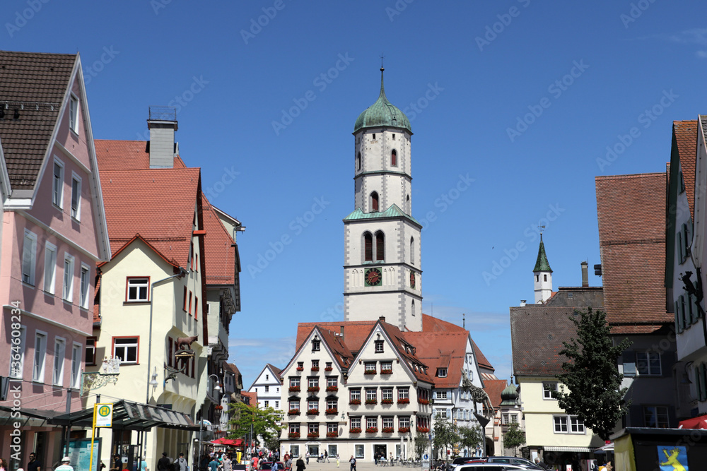 Naklejka premium Marktplatz in in der historischen Altstadt
