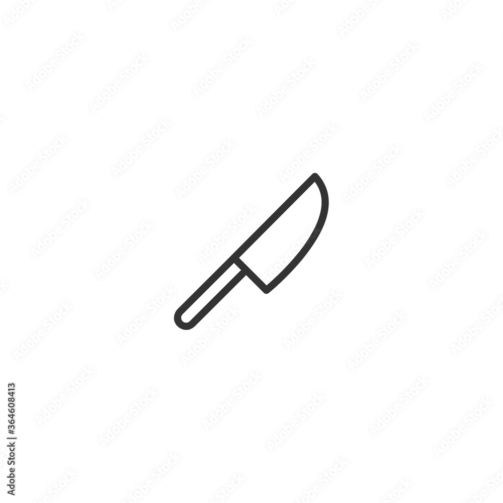 Kitchen ax isolated line icon for web and mobile Kitchen ax isolated line icon for web and mobile