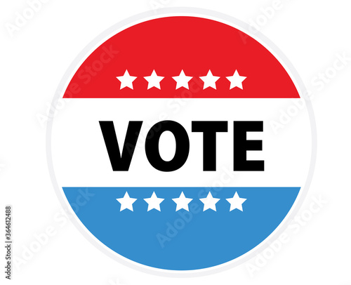 Vote election badge icon