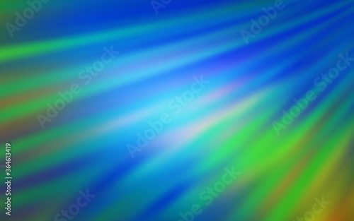 Light Blue  Green vector colorful blur background. Glitter abstract illustration with gradient design. Blurred design for your web site.