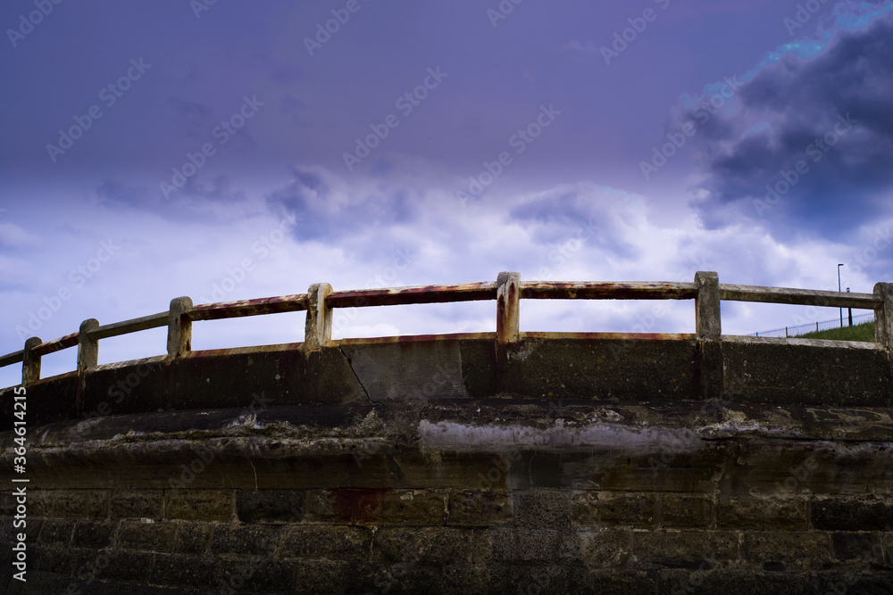 Obraz premium old bridge over the river
