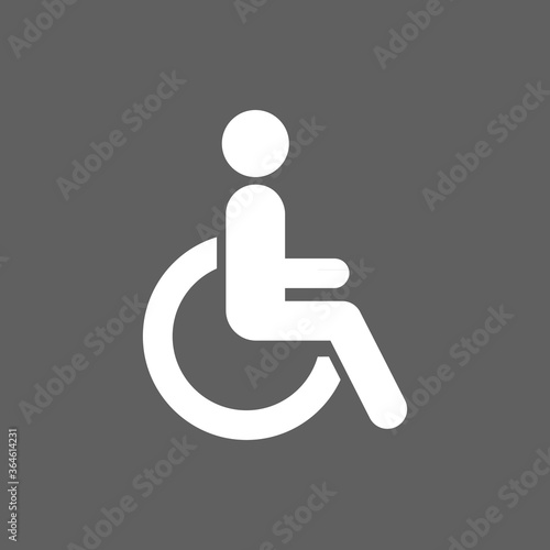 Wheelchair Handicap Icon for your web site and mobile app