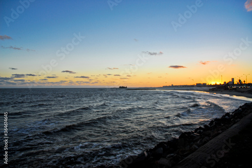 sunset in Montevideo photo