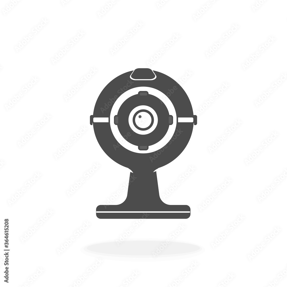 Web Cam Icon For Video Chat - Vector Illustration Symbol Sign Web Cam Icon For Video Chat - Vector Illustration Symbol Sign