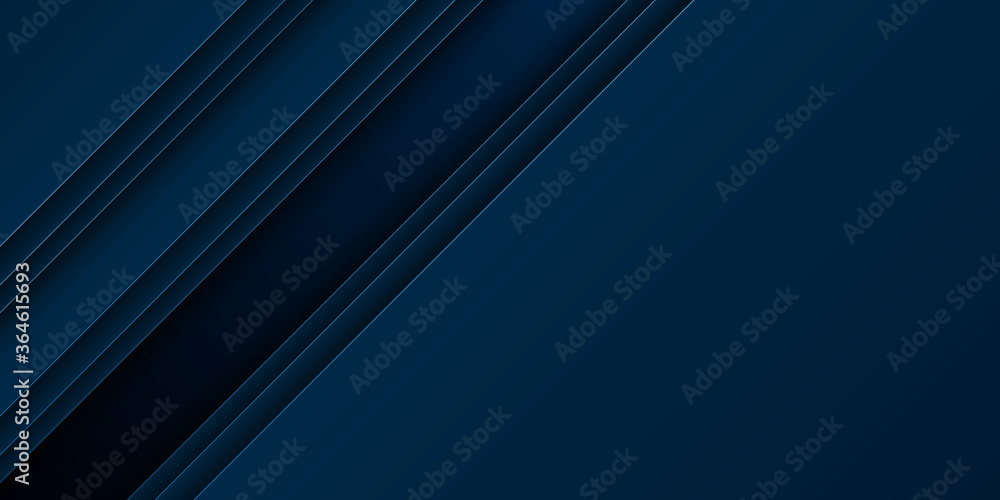 Obraz premium Blue abstract presentation background with colorful geometric vector