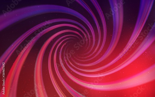 Dark Purple, Pink vector pattern with night sky stars. Shining colored illustration with bright astronomical stars. Pattern for astrology websites.