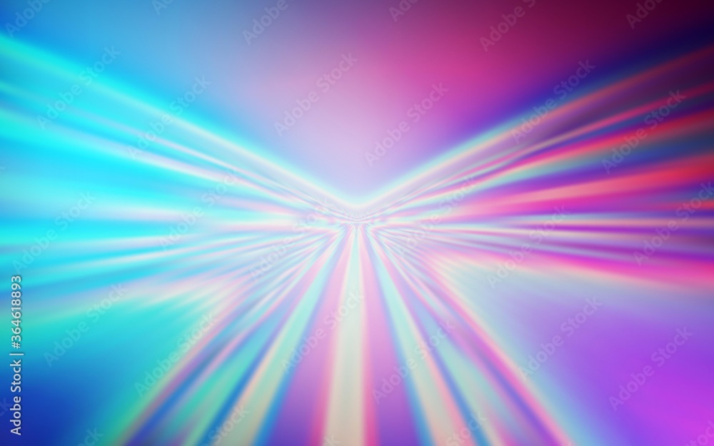Fototapeta premium Light Pink, Blue vector backdrop with wry lines. Colorful abstract illustration with gradient lines. Brand new design for your ads, poster, banner.