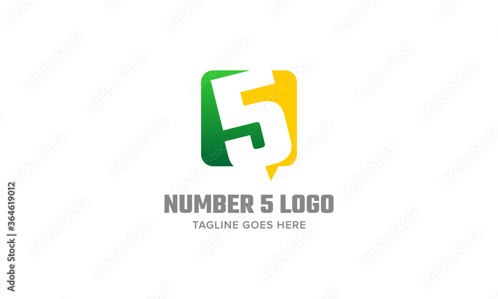 Number 5 Logo Vector Number 5 Logo Vector