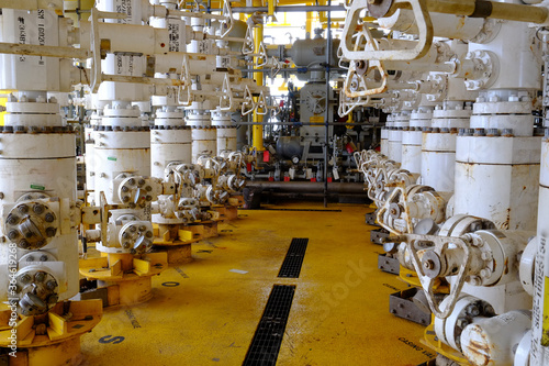 wellhead platform in oil and gas petroleum industry