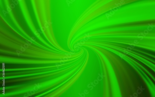 Light Green vector template with lines. Modern gradient abstract illustration with bandy lines. Colorful wave pattern for your design.