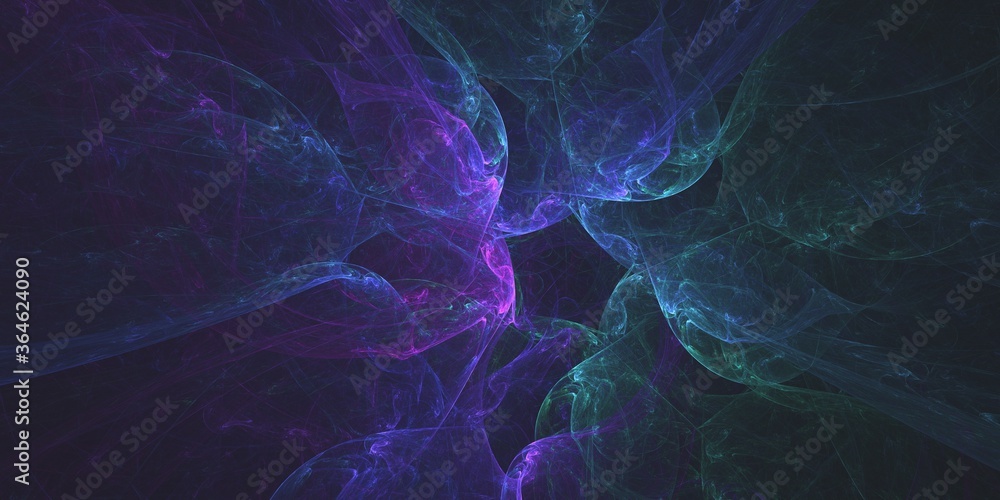 cosmic plasma fractal computer generated background illustration