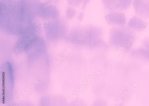 Mauve Tie Dye Boho Texture. Peach Blush Aquarelle. Pink Make Up Powder Color. Lilac Retro Watercolor Print. Violet Tie Dye Cloth Print. Purple Cosmetic Powder Tone.