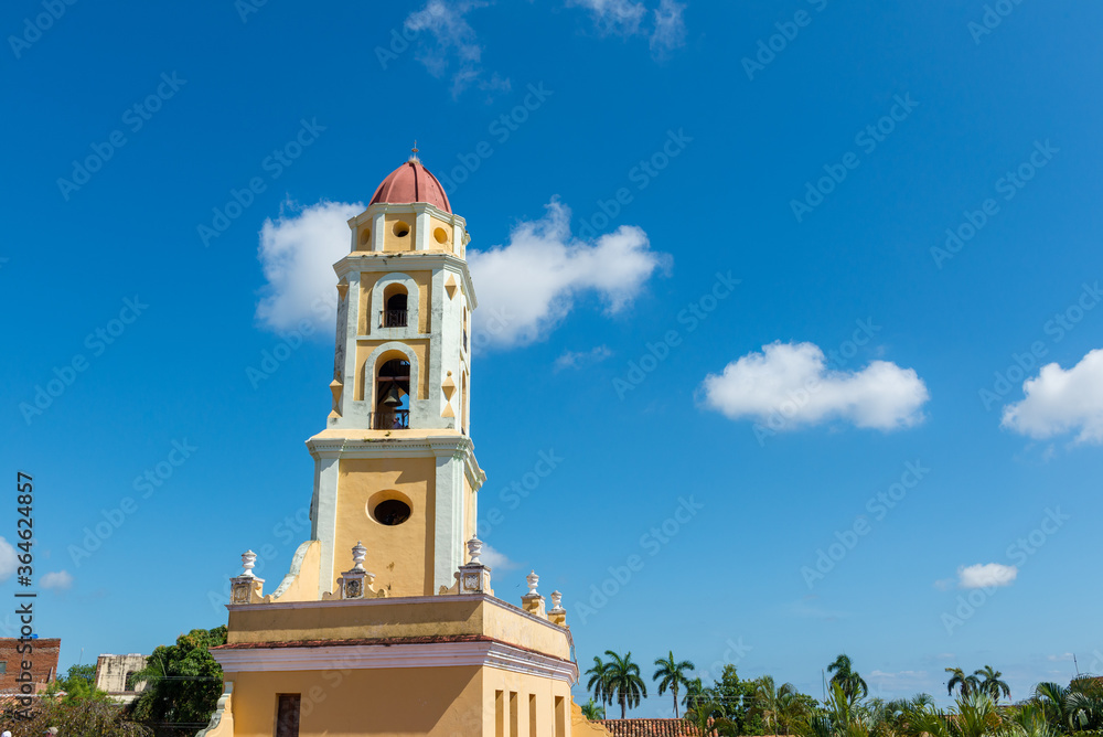 Bell tower of Convento de San Francisco in Trinidad, Cuba
