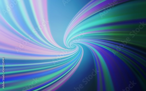 Fototapeta Naklejka Na Ścianę i Meble -  Light BLUE vector pattern with bent lines. Colorful illustration in abstract style with gradient. Elegant pattern for a brand book.