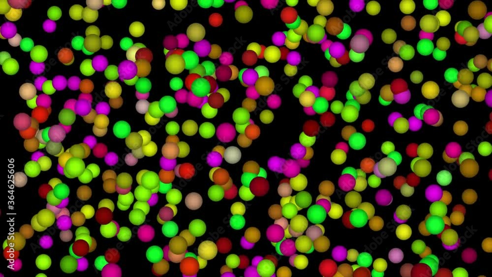 カラフルボール回転BG