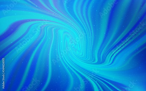 Light BLUE vector texture with milky way stars. Shining colored illustration with bright astronomical stars. Pattern for futuristic ad, booklets.