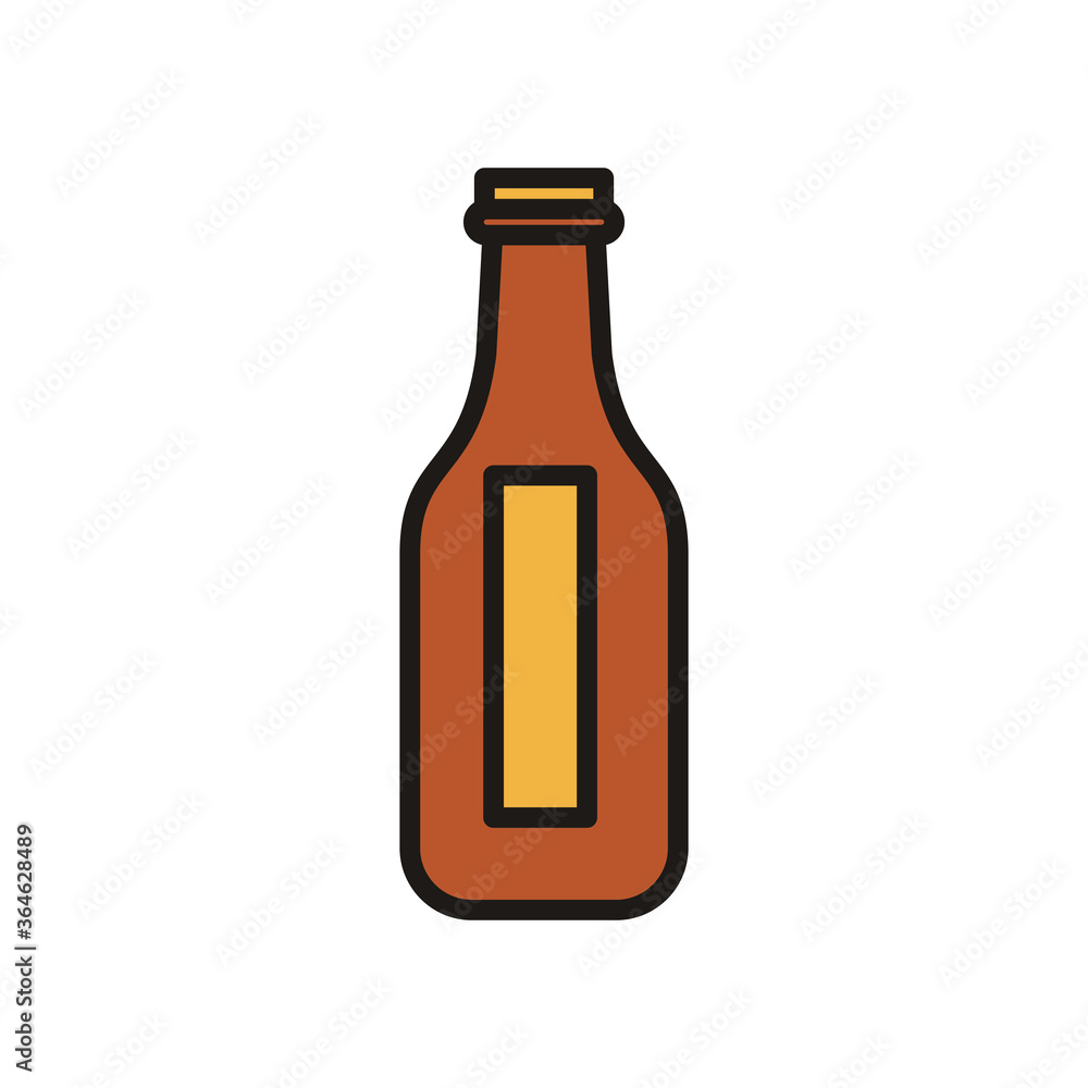 beer bottle drink international day fill style beer bottle drink international day fill style