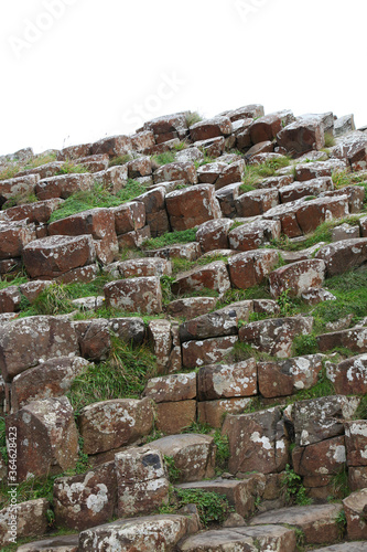 The Giant's Causeway is an area of about 40,000 interlocking basalt columns, the result of an ancient volcanic fissure eruption. It is located in County Antrim on the north coast of Northern Ireland