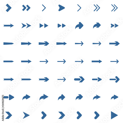 arrow icon set, arrow vector, arrow symbol isolated illustration white background