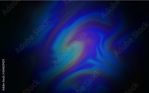 Dark BLUE vector blurred pattern. Shining colored illustration in smart style. Background for designs.