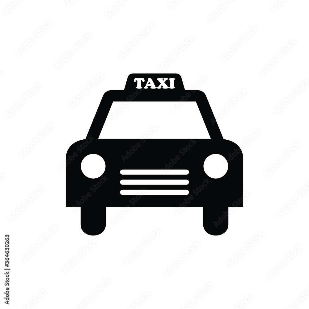 taxi icon to service the passengers and tourists