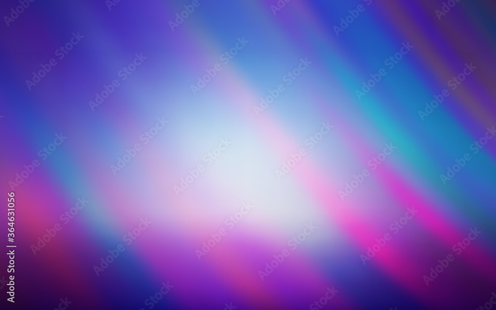 Light Pink, Blue vector background with straight lines. Lines on blurred abstract background with gradient. Pattern for ads, posters, banners.