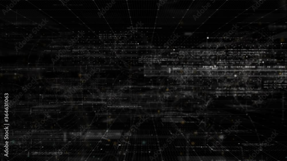 Futuristic digital generated motion abstract matrix cyber environment big data analytic artificial intelligent simulation, loop video with alpha channel for digital background Futuristic digital generated motion abstract matrix cyber environment big data analytic artificial intelligent simulation, loop video with alpha channel for digital background
