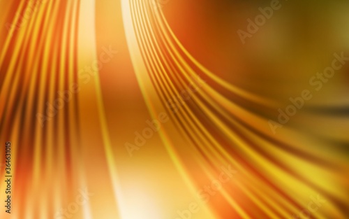Light Orange vector background with lines. A circumflex abstract illustration with gradient. A completely new template for your design.