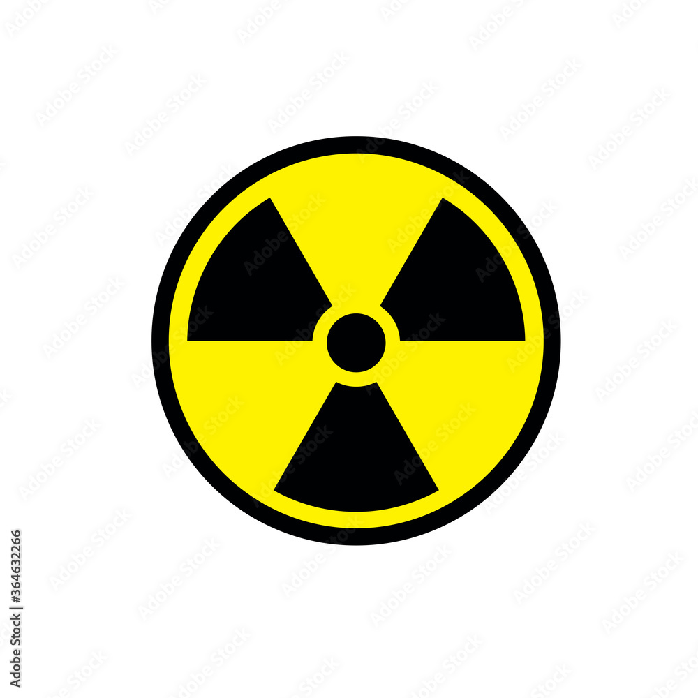 Radioactive icon vector design template illustration Radioactive icon vector design template illustration