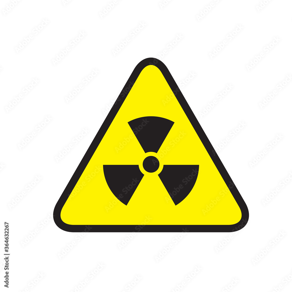 Radioactive icon vector design template illustration Radioactive icon vector design template illustration