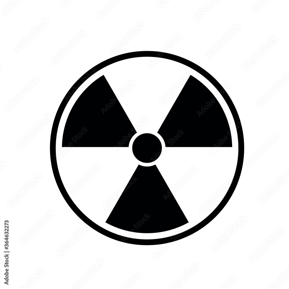 Radioactive icon vector design template illustration Radioactive icon vector design template illustration